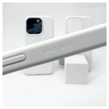 „Evelatus Apple iPhone 14 Pro Premium“ silikoninis dėklas, baltas, minkštas lietimui, minkštas
