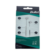 - BULLET Earphones 3.5mm, 120 cm. White