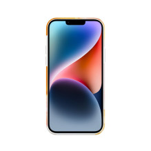 Evelatus Apple iPhone 15 Premium silikoninis dėklas su individualia spauda, oranžinis