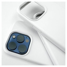 „Evelatus Apple iPhone 14 Pro Max“ aukščiausios kokybės minkšto lietimo silikoninis dėklas, baltas
