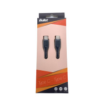 - BULLET C tipo - C tipo 1 m, 2.4A juodas