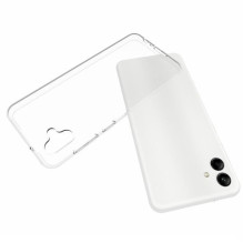 „Evelatus Samsung Galaxy A04E / A04“ skaidrus silikoninis dėklas 1,5 mm TPU permatomas „Evelatus Samsung Galaxy A04E / A04“ skaidrus silikoninis dėklas 1,5 mm TPU permatomas