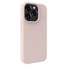 Evelatus Apple iPhone 15 Pro Max Premium Soft Touch Silicone Case Pink Sand