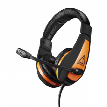 Canyon Gaming headset 3.5mm jack with adjustable microphone and volume control Black Orange