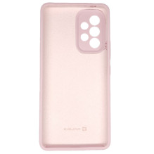 „Evelatus Samsung Galaxy A73 5G Premium Soft Touch“ silikoninis dėklas, smėlio spalvos, rožinis