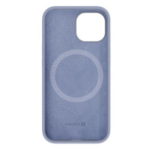 Evelatus Apple iPhone 15 Premium Magsafe Soft Touch Silicone Case Lavender Gray