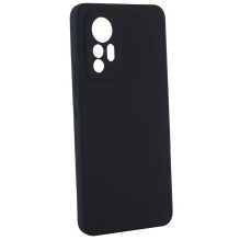 „Evelatus Xiaomi 12 Lite“ aukščiausios kokybės minkštas silikoninis dėklas, juodas