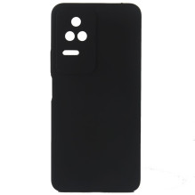 Evelatus Xiaomi POCO F4 Premium minkštas silikoninis dėklas, juodas
