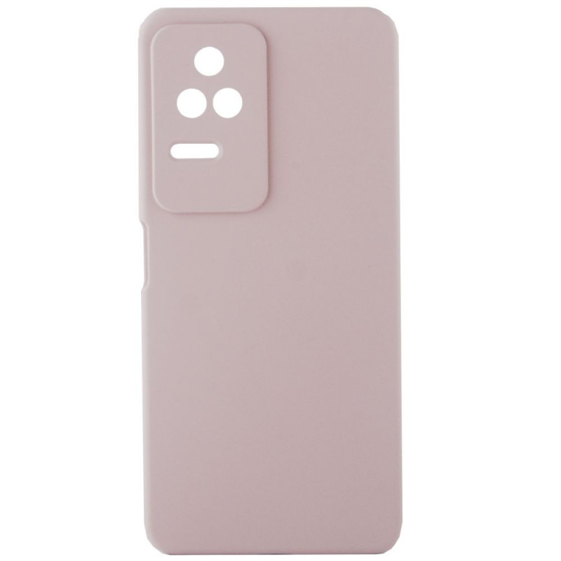 „Evelatus Xiaomi POCO F4 Premium“ minkštas silikoninis dėklas, smėlio-rožinis