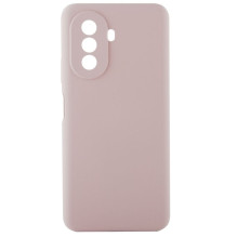 „Evelatus Huawei Nova Y70 Premium“ minkštas silikoninis dėklas, smėlio-rožinis