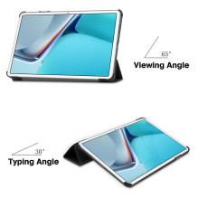 iLike iPad Pro 11 4th Gen Tri-Fold Eco-Leather Stand Case Sky Blue