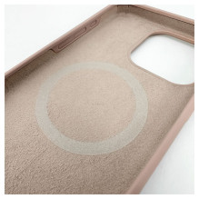 Evelatus Apple iPhone 15 Pro Premium Magsafe Soft Touch Silicone Case Pink Sand