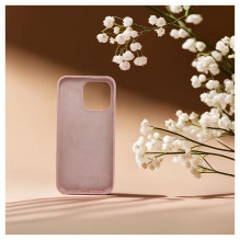 Evelatus Apple iPhone 15 Pro Premium Magsafe Soft Touch Silicone Case Pink Sand