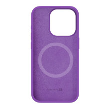 „Evelatus Apple iPhone 15 Pro Max Premium Magsafe“ minkštas silikoninis dėklas, tamsiai violetinis