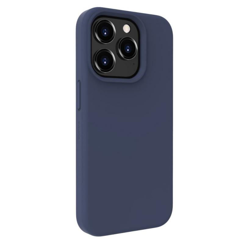 Evelatus Apple iPhone 15 Pro Max Premium Magsafe Soft Touch Silicone Case Midnight Blue