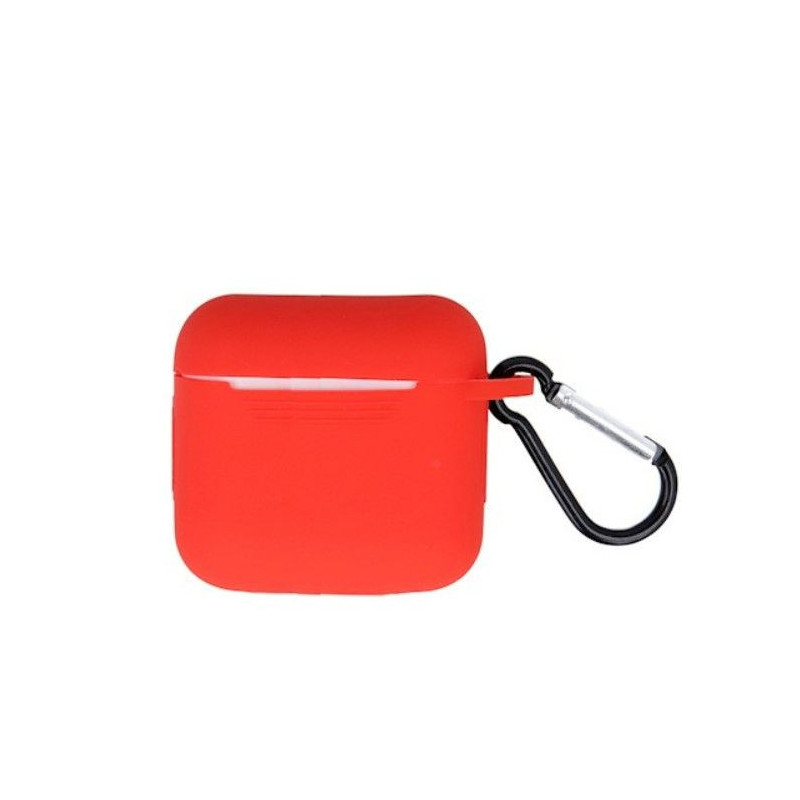 „iLike“ „Apple“ dėklas, skirtas „Airpods 3“ ausinėms, su kabliuku, raudonas