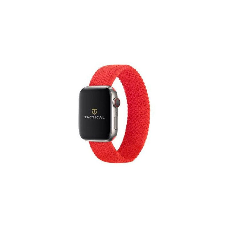 Tactical Braided String Band for Watch 1 / 2 / 3 / 4 / 5 / 6 / 7 / SE 42 / 44 / 45mm size M Red