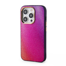 „iLike Apple iPhone 14 Pro“ dėklas su spauda „Desire“ ir pritaikytais deimantais, violetinis