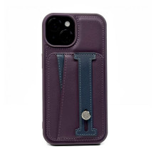 iLike Apple iPhone 15 Pro Max odinis kišeninis stovas, violetinis