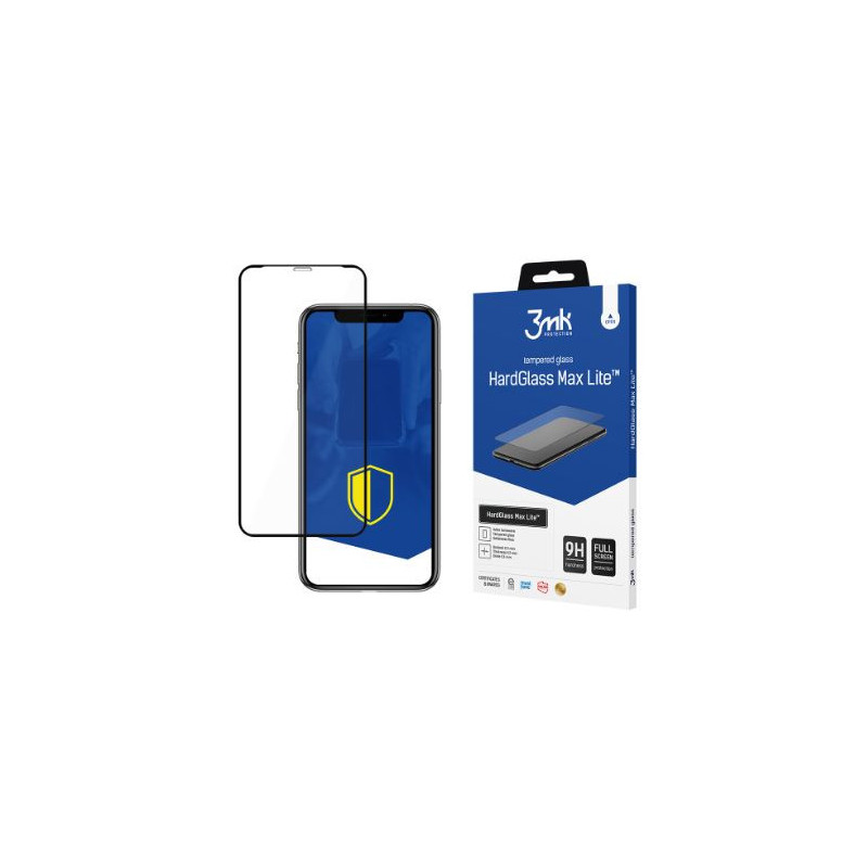 3MK Apple iPhone 11 Pro Max juodas kietojo stiklo Max Lite