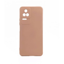 „Evelatus Xiaomi POCO F4“ nano silikoninis dėklas, minkštas lietimui, smėlio spalvos, TPU