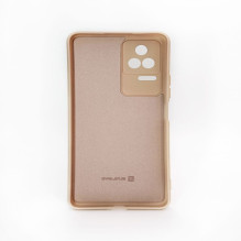 „Evelatus Xiaomi POCO F4“ nano silikoninis dėklas, minkštas lietimui, smėlio spalvos, TPU