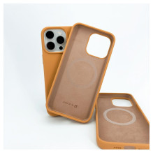 Evelatus Apple iPhone 15 Pro Max Premium Magsafe Soft Touch Silicone Case Gold