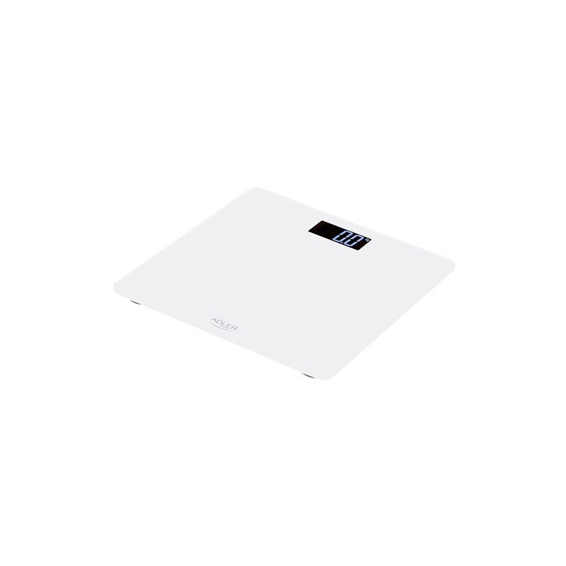 Adler Bathroom scale AD 8157w Maximum weight (capacity) 150 kg, Accuracy 100 g, Body Mass Index (BMI) measuring, White