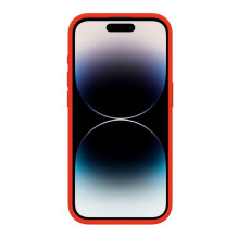 „Evelatus Apple iPhone 15 Pro Max Premium Magsafe“ minkštas silikoninis dėklas, raudonas