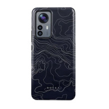 „iLike Xiaomi 12 Pro Burga Drifting Shores“ – tvirtas linijinio piešinio dėklas