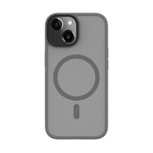 „Evelatus“ „Apple iPhone 15 Hybird“ dėklas su „Magsafe PC+TPU“ sidabro spalvos