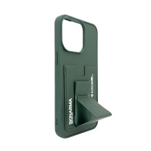 iLike Apple iPhone 15 Pro LEATHER HIDDEN POCKET STAND COVER Green iLike Apple iPhone 15 Pro LEATHER HIDDEN POCKET STAND COVER Green
