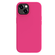 „Evelatus Apple iPhone 15“ aukščiausios kokybės minkštas silikoninis dėklas, rožinis