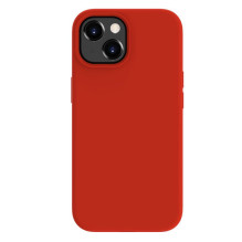„Evelatus Apple iPhone 15“ aukščiausios kokybės minkštas silikoninis dėklas, raudonas „Evelatus Apple iPhone 15“ aukščiausios kokybės minkštas silikoninis dėklas, raudonas