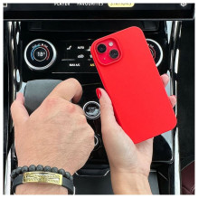 „Evelatus Apple iPhone 15“ aukščiausios kokybės minkštas silikoninis dėklas, raudonas „Evelatus Apple iPhone 15“ aukščiausios kokybės minkštas silikoninis dėklas, raudonas
