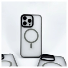 „Evelatus“ „Apple iPhone 15 Pro Hybird“ dėklas su „Magsafe PC+TPU“ sidabro spalvos „Evelatus“ „Apple iPhone 15 Pro Hybird“ dėklas su „Magsafe PC+TPU“ sidabro spalvos