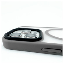 „Evelatus“ „Apple iPhone 15 Pro Hybird“ dėklas su „Magsafe PC+TPU“ sidabro spalvos „Evelatus“ „Apple iPhone 15 Pro Hybird“ dėklas su „Magsafe PC+TPU“ sidabro spalvos