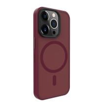 Evelatus Apple iPhone 15 Pro Hybird Case With Magsafe PC+TPU Plum Evelatus Apple iPhone 15 Pro Hybird Case With Magsafe PC+TPU Plum