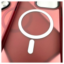„Evelatus“ „Apple iPhone 15 Pro Hybird“ dėklas su „Magsafe PC+TPU“ plastiku, slyvų spalvos „Evelatus“ „Apple iPhone 15 Pro Hybird“ dėklas su „Magsafe PC+TPU“ plastiku, slyvų spalvos