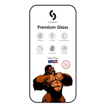 Connect Apple iPhone 15 Pro Max 3D Corning Gorilla Glass 5X stong Black