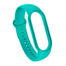 „iLike“ silikoninis dirželis Mi Band 5 / 6 / 7 (18 x 250 mm) turkio spalvos