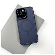Evelatus Apple iPhone 15 Pro Max Hybird Case With Magsafe PC+TPU Dark Blue Evelatus Apple iPhone 15 Pro Max Hybird Case With Magsafe PC+TPU Dark Blue