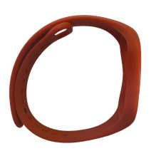 „iLike“ silikoninis dirželis Mi Band 5 / 6 / 7 (18 x 250 mm), raudonas