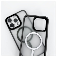 „Evelatus“ „Apple iPhone 15 Pro Max Hybird“ dėklas su „Magsafe PC+TPU“ sidabro spalvos „Evelatus“ „Apple iPhone 15 Pro Max Hybird“ dėklas su „Magsafe PC+TPU“ sidabro spalvos