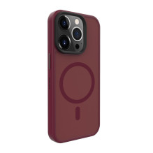 Evelatus Apple iPhone 15 Pro Max Hybird Case With Magsafe PC+TPU Plum Evelatus Apple iPhone 15 Pro Max Hybird Case With Magsafe PC+TPU Plum