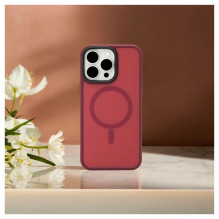 „Evelatus“ „Apple iPhone 15 Pro Max Hybird“ dėklas su „Magsafe PC+TPU“ plastiku, slyvų spalvos „Evelatus“ „Apple iPhone 15 Pro Max Hybird“ dėklas su „Magsafe PC+TPU“ plastiku, slyvų spalvos
