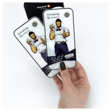 Evelatus Apple iPhone XR / 11 2.5D pilnai apsauginis stiklas antistatinis šviesiai juodas