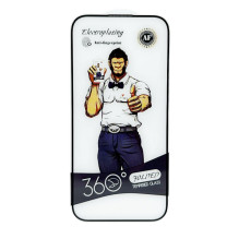 Evelatus Apple iPhone 14 / 13 / 13 Pro / 16e / SE4 2.5D Full Cover Glass Anti-Static Light Black