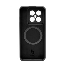 Connect Xiaomi 14 Pro Premium Quality Magnetic Soft Touch Silicone Case Black
