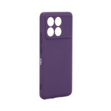 iLike Xiaomi Poco X6 Pro Nano silikoninis dėklas violetinis iLike Xiaomi Poco X6 Pro Nano silikoninis dėklas violetinis